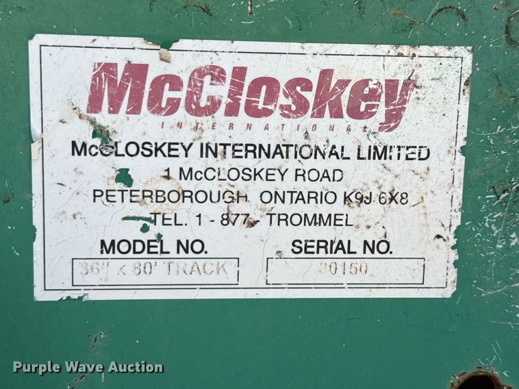 image for item DX5584 McCloskey 36