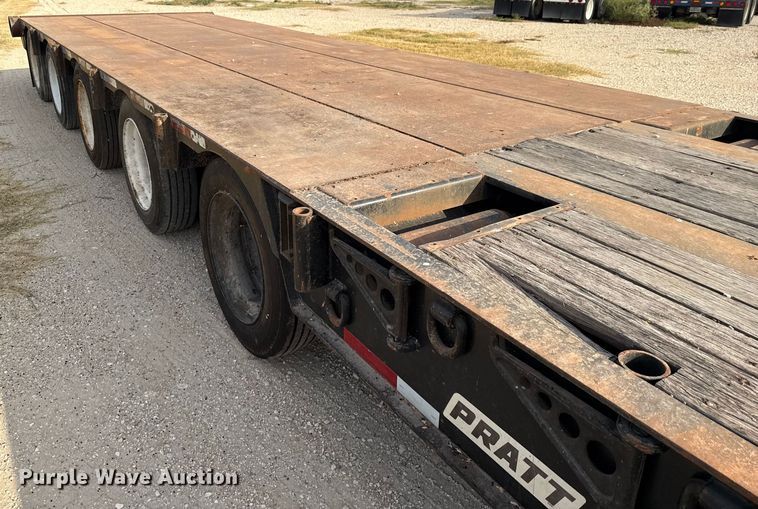 image for item DX5699 2013 Pratt Industries MD605A lowboy equipment trailer