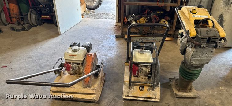 image for item DX5744 (3) plate compactors