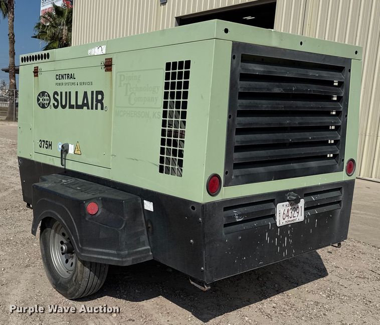 image for item DX5754 Sullair 375H air compressor
