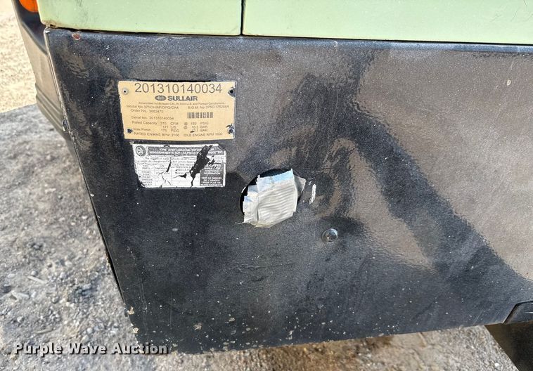 image for item DX5754 Sullair 375H air compressor