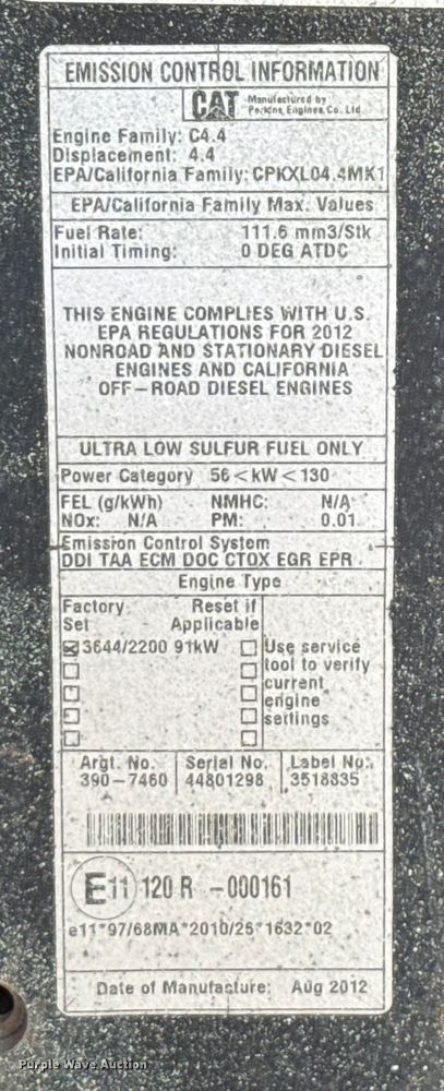 image for item DX5754 Sullair 375H air compressor