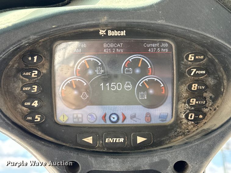 image for item DX5784 2019 Bobcat T650 tracked skid steer loader