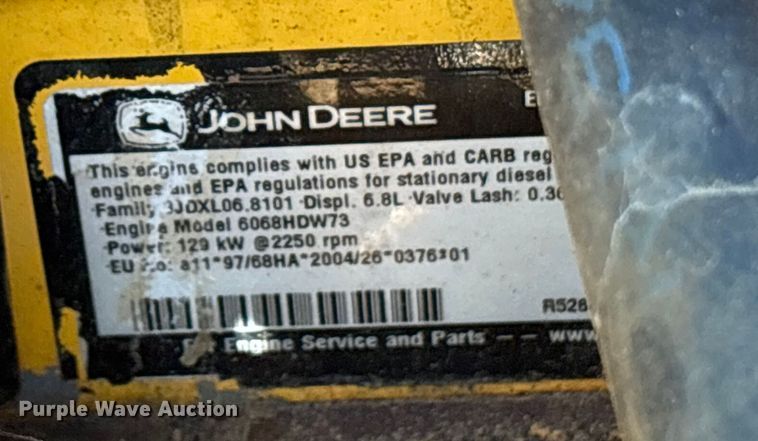 image for item DY0959 2009 John Deere 624KR wheel loader