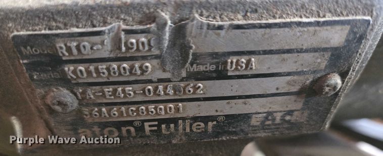 image for item DY1122 (5) Eaton Fuller transmissions