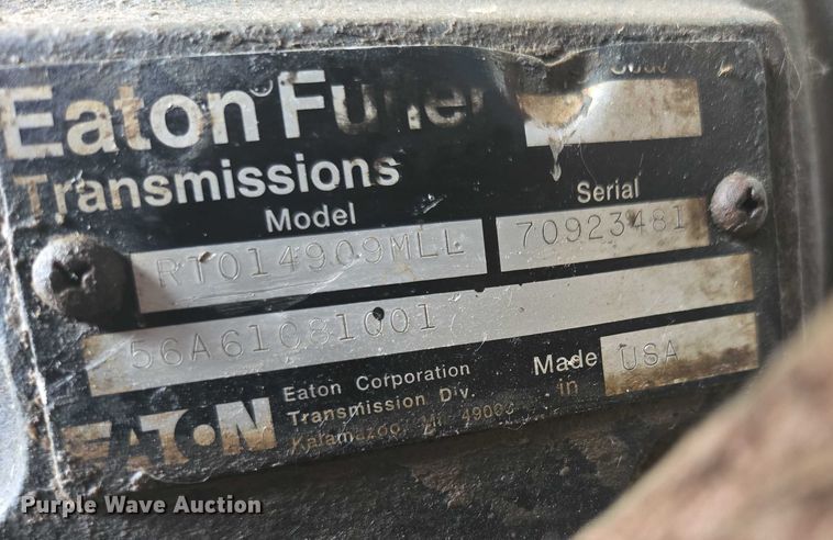 image for item DY1122 (5) Eaton Fuller transmissions