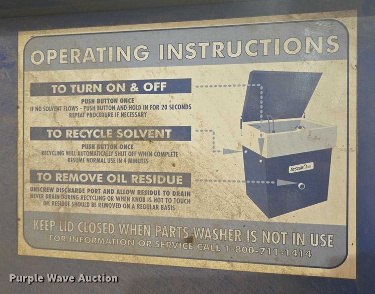 image for item DY1124 System One 500 parts washer