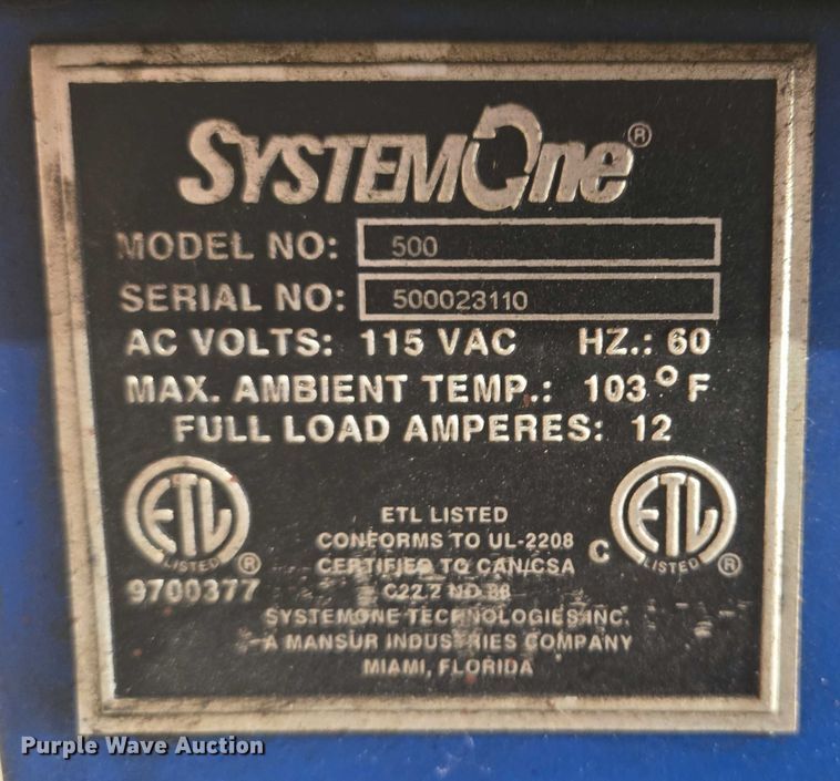 image for item DY1124 System One 500 parts washer