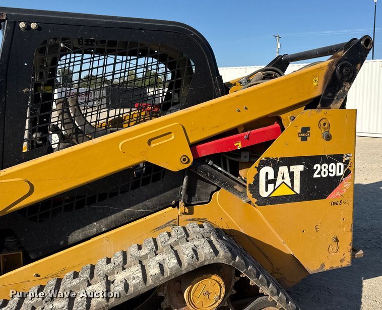 image for item DZ4251 2017 Caterpillar 289D tracked skid steer loader