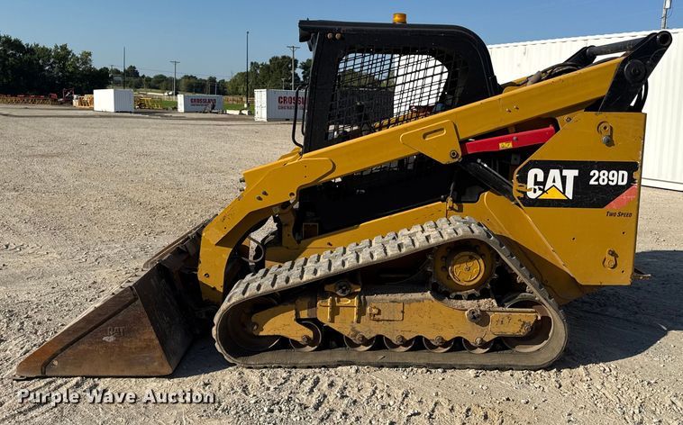 image for item DZ4252 2017 Caterpillar 289D tracked skid steer loader