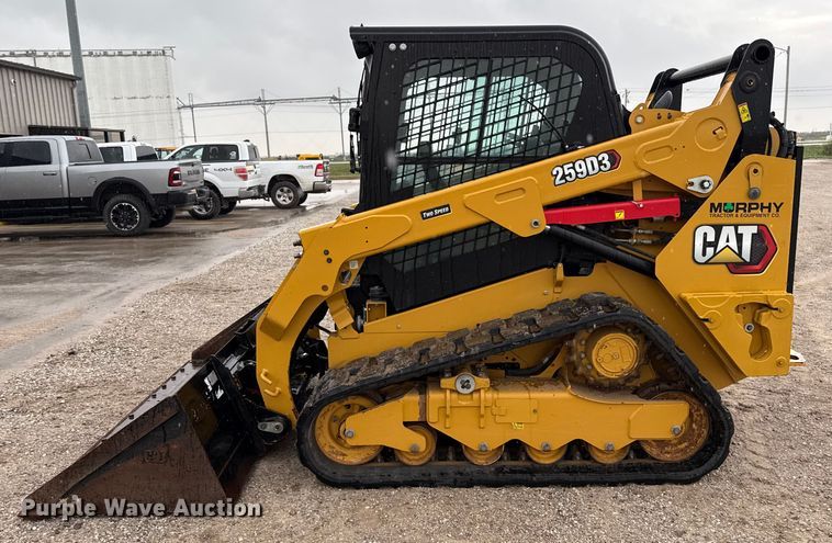 image for item DZ8962 2023 Caterpillar 259D3 tracked skid steer loader