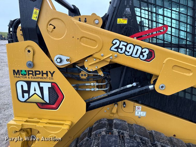 image for item DZ8962 2023 Caterpillar 259D3 tracked skid steer loader