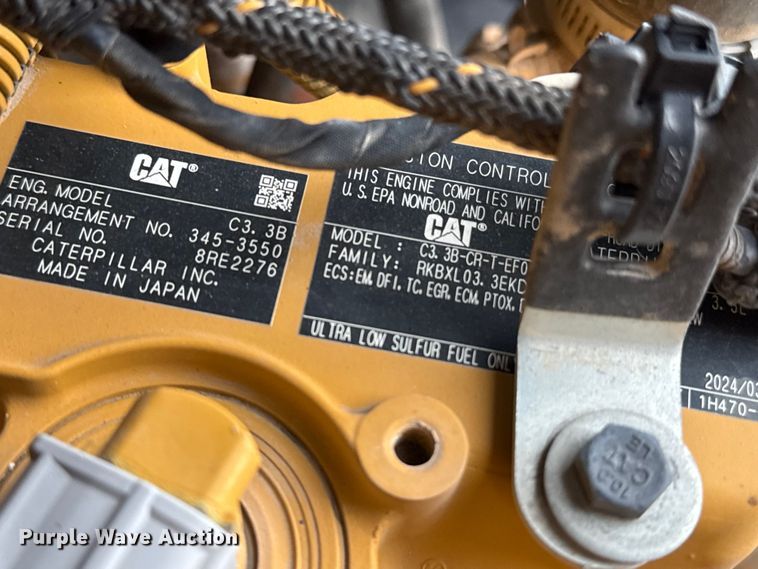 image for item DZ8962 2023 Caterpillar 259D3 tracked skid steer loader