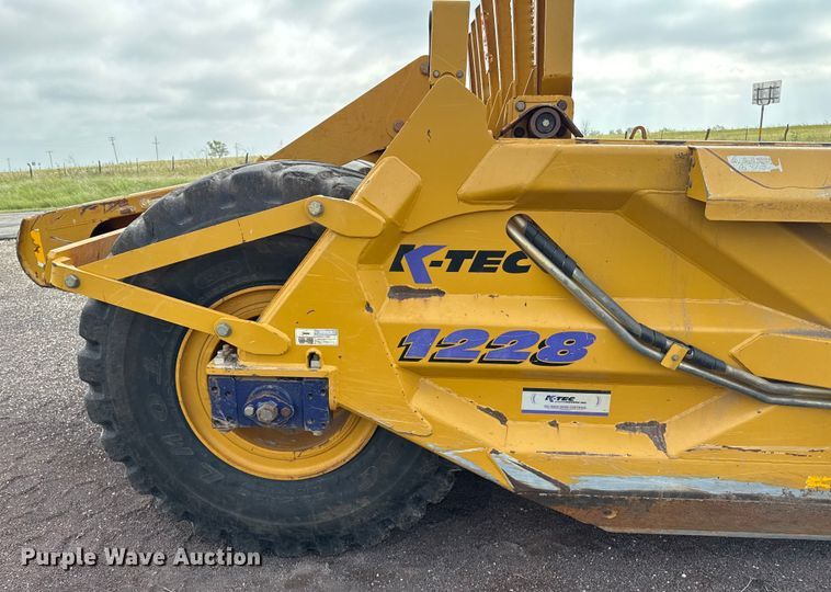 image for item DZ8974 2019 Volvo A30G articulated scraper truck with 2016 K-Tec 1228 scraper