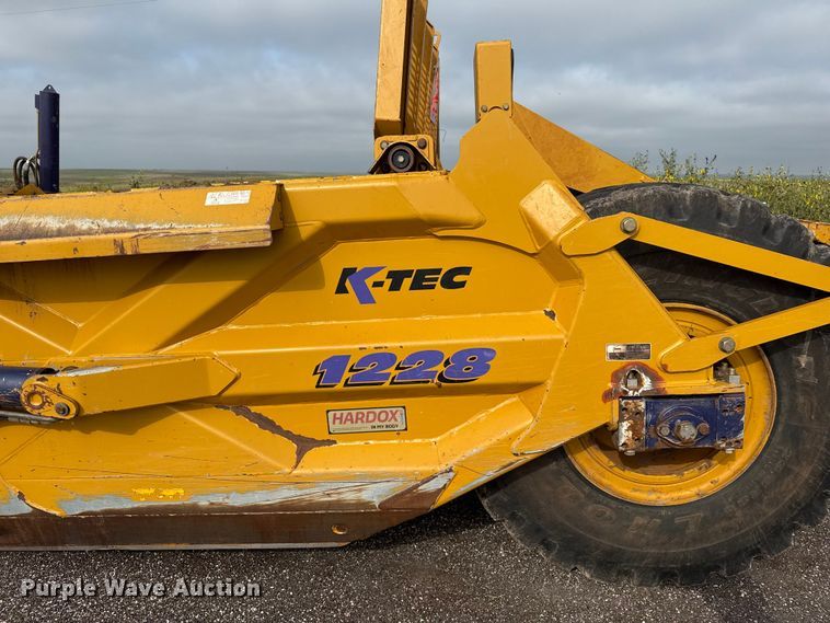 image for item DZ8974 2019 Volvo A30G articulated scraper truck with 2016 K-Tec 1228 scraper