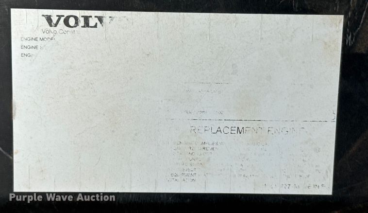 image for item DZ8974 2019 Volvo A30G articulated scraper truck with 2016 K-Tec 1228 scraper