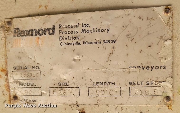 image for item EA2529 Nordberg stacking conveyor