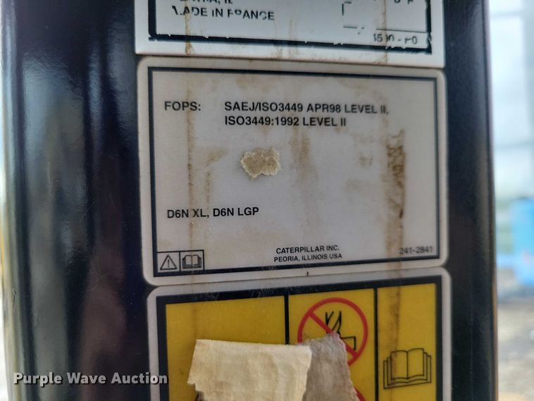 image for item EA2547 2010 Caterpillar D6N LGP dozer