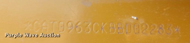 image for item EA2549 2005 Caterpillar 963C track loader