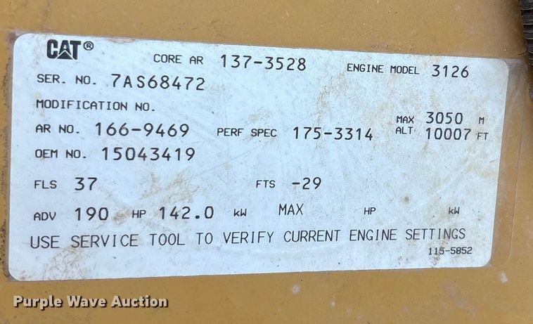 image for item EA7472 1999 GMC 7500 water truck