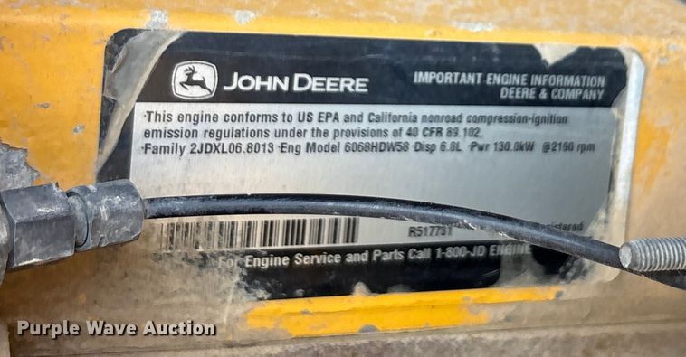 image for item EA7474 2003 John Deere 672CH motor grader