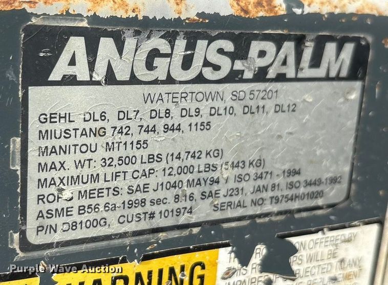 image for item EA7487 Gehl DL944H telehandler