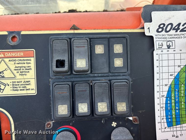 image for item EA7488 2008 JLG Skytrak 8042 telehandler