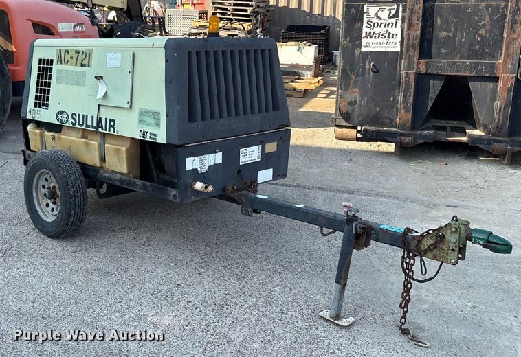 image for item EA7496 Sullair 185DPQ CA3 air compressor