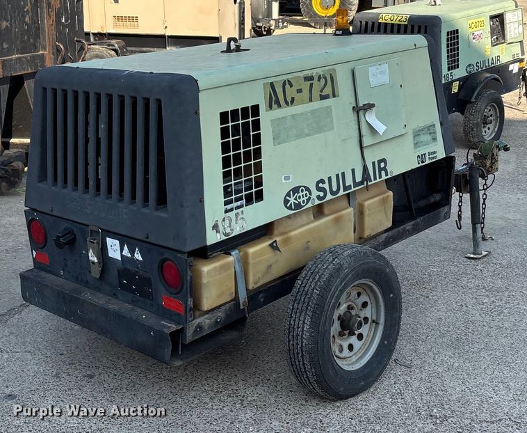 image for item EA7496 Sullair 185DPQ CA3 air compressor