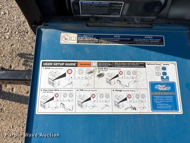 image for item EA7499 2020 Miller Trailblazer 325 welder/generator