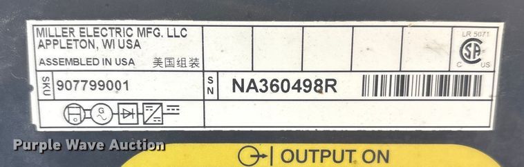 image for item EA7499 2020 Miller Trailblazer 325 welder/generator