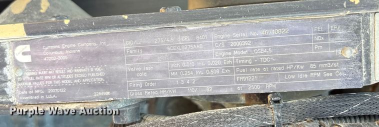 image for item EA7501 2007 JLG Sky trak 10054 telehandler