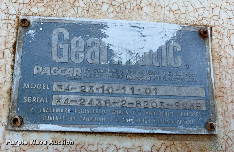 image for item EA7503 1984 Badger 4450 Series B crane