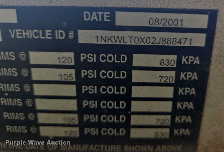 image for item EB1026 2002 Kenworth W900 ready mix truck