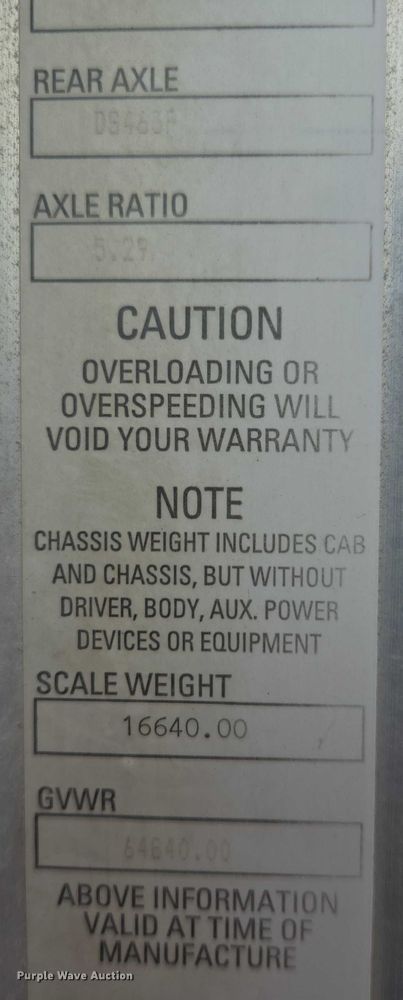 image for item EB1026 2002 Kenworth W900 ready mix truck