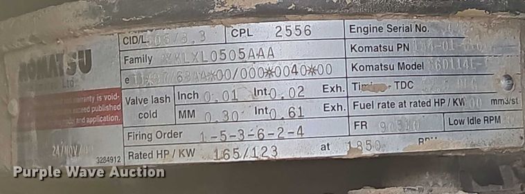 image for item EB1027 2001 Komatsu D61EX-12 dozer