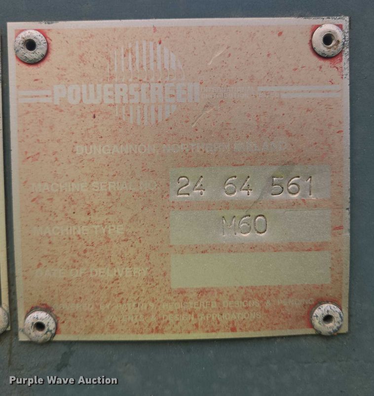 image for item EB1031 Powerscreen Commander 408 screening plant