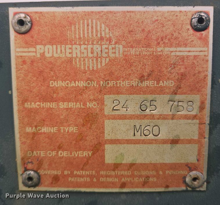 image for item EB1031 Powerscreen Commander 408 screening plant