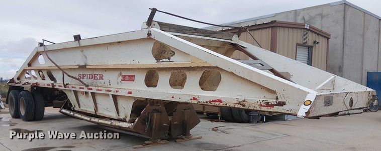 image for item EC1185 2001 Carrocerias Gallegos Spider bottom dump trailer
