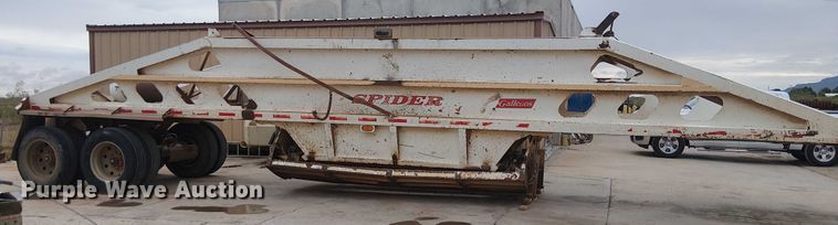 image for item EC1185 2001 Carrocerias Gallegos Spider bottom dump trailer