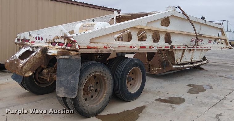 image for item EC1185 2001 Carrocerias Gallegos Spider bottom dump trailer
