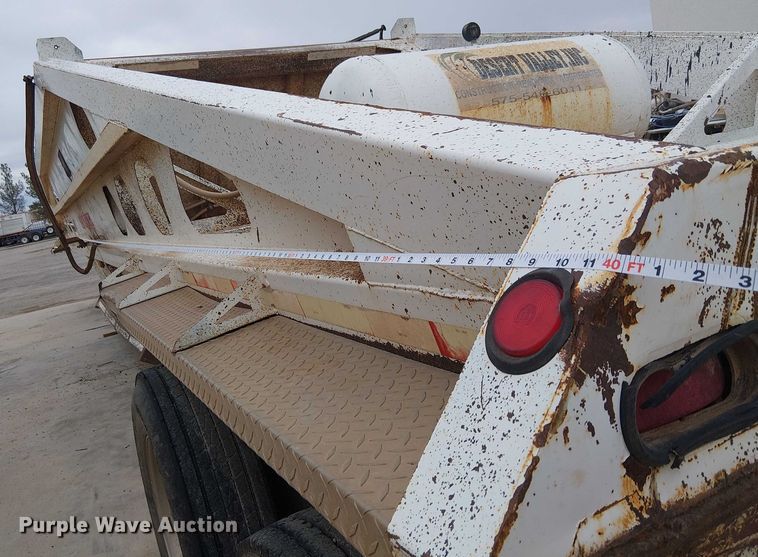 image for item EC1185 2001 Carrocerias Gallegos Spider bottom dump trailer