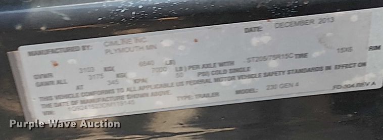 image for item EC1187 2013 Cimline Gen 4 pothole patcher