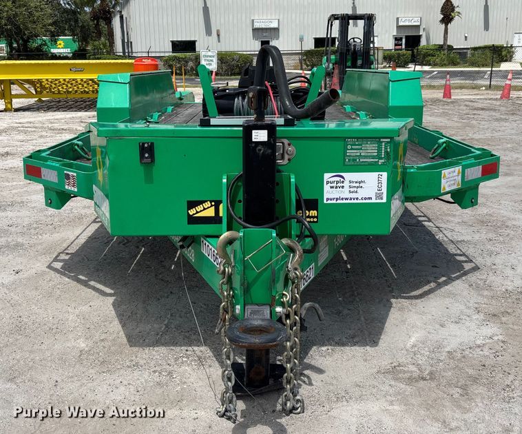 image for item EC3772 2024 Kemco U-24 tilt deck equipment trailer