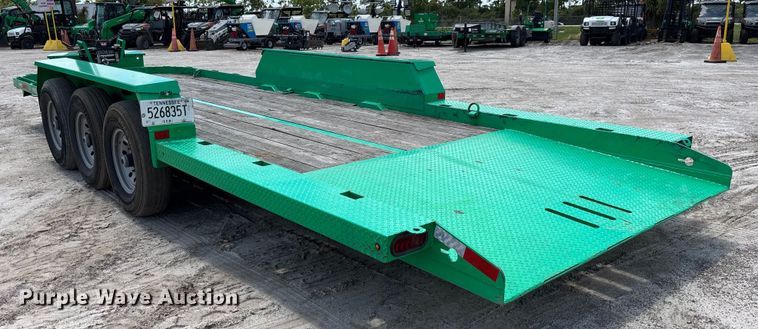 image for item EC3772 2024 Kemco U-24 tilt deck equipment trailer
