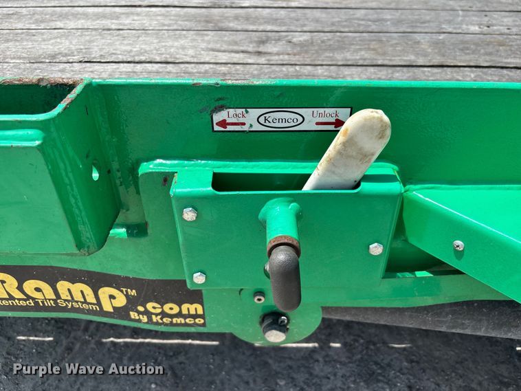 image for item EC3772 2024 Kemco U-24 tilt deck equipment trailer