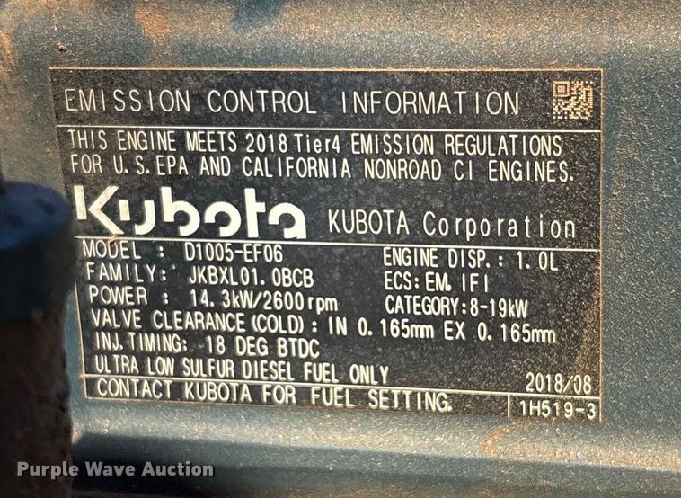 image for item EC3778 2019 Bomag BMP 8500 trench compactor