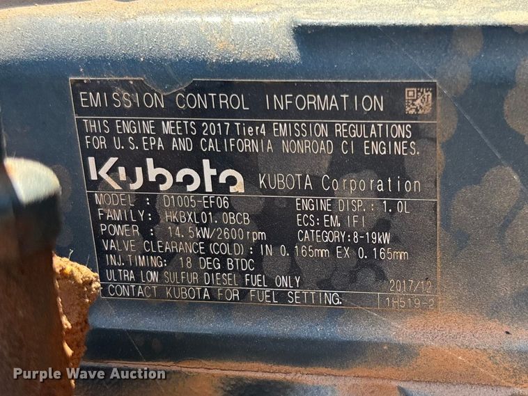 image for item EC3779 2018 Bomag BMP 8500 trench compactor