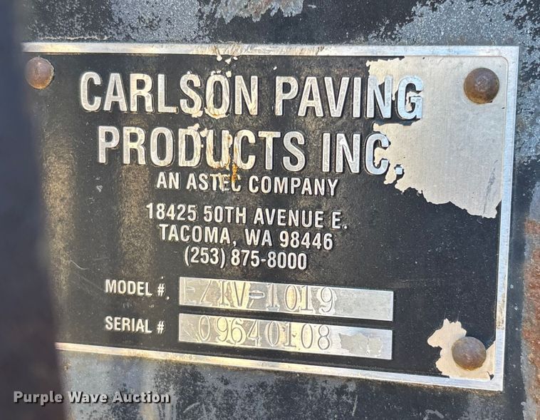 image for item EC3780 2011 Roadtec RP-190 paver