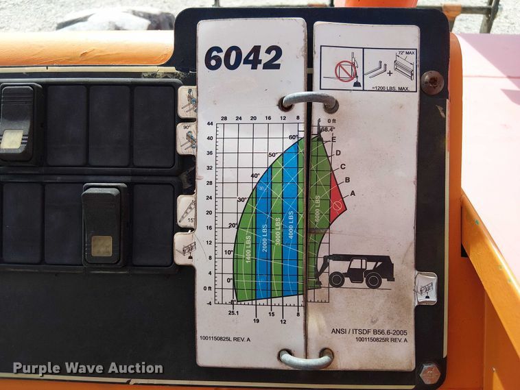image for item EC3791 2015 JLG 6042 telehandler